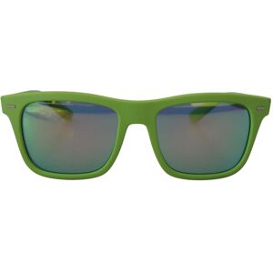 Dolce & Gabbana Womens Gorgeous Acid Full Rim Sunglasses With Blue Lens - Green - One Size