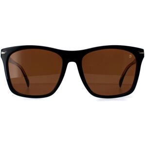 David Beckham Rectangle Mens Black Brown Db1054/f/s - One Size David Beckham Rectangle Mens Black Brown Db1054/f/s - One Size