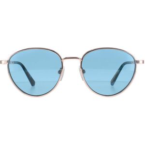 Guess Round Womens Gold Blue Gradient Gu5205 Metal - One Size Guess Round Womens Gold Blue Gradient Gu5205 Metal - One Size