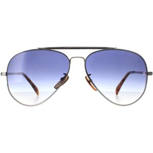 David Beckham Aviator Mens Palladium Silver Blue Gradient Db1004/s Metal - One Size David Beckham Aviator Mens Palladium Silver Blue Gradient Db1004/s Metal - One Size