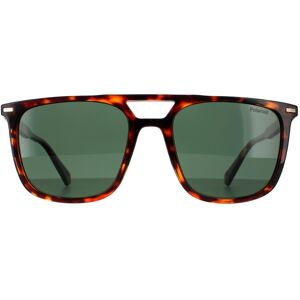 Polaroid Rectangle Mens Dark Havana Green Polarized Sunglasses - Brown - One Size Polaroid Rectangle Mens Dark Havana Green Polarized Sunglasses - Brown - One Size