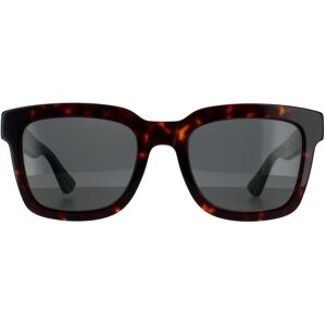 Gucci Rectangle Mens Havana Green Grey Sunglasses - Brown - One Size Gucci Rectangle Mens Havana Green Grey Sunglasses - Brown - One Size