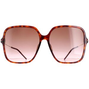 Gucci Square Womens Dark Havana Brown Gradient Gg1267s - One Size Gucci Square Womens Dark Havana Brown Gradient Gg1267s - One Size