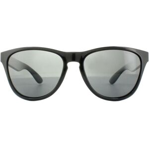 Polaroid Rectangle Mens Shiny Black Grey Polarized Sunglasses - One Size Polaroid Rectangle Mens Shiny Black Grey Polarized Sunglasses - One Size