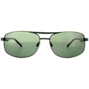 Polaroid Rectangle Mens Green Silver Havana Polarized Sunglasses Metal - One Size Polaroid Rectangle Mens Green Silver Havana Polarized Sunglasses Metal - One Size