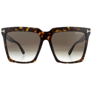 Tom Ford Womens Sunglasses Sabrina 02 Ft0764 52k Dark Havana Roviex Brown Gradient - One Size Tom Ford Womens Sunglasses Sabrina 02 Ft0764 52k Dark Havana Roviex Brown Gradient - One Size