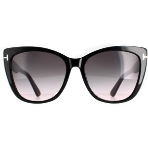 Tom Ford Cat Eye Womens Shiny Black Smoke Gradient Ft0937 Nora Sunglasses - One Size Tom Ford Cat Eye Womens Shiny Black Smoke Gradient Ft0937 Nora Sunglasses - One Size