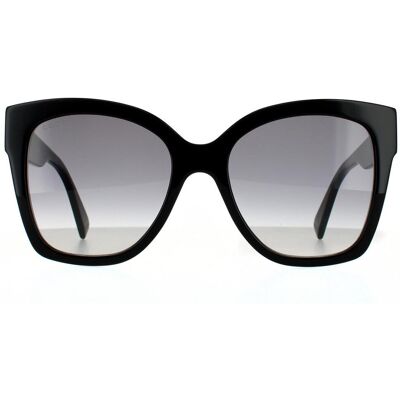 Gucci Square Womens Black Grey Gradient Sunglasses - One Size Gucci Square Womens Black Grey Gradient Sunglasses - One Size