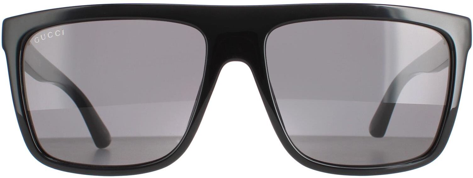 Gucci Square Mens Black Grey Gg0748s Sunglasses - One Size