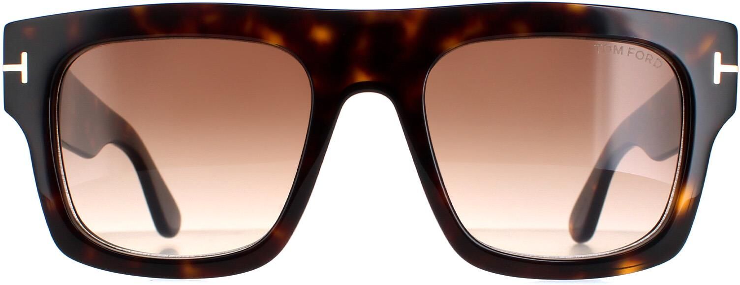 Tom Ford Mens Sunglasses Ft0711 Fausto 52f Dark Havana Brown Gradient - One Size