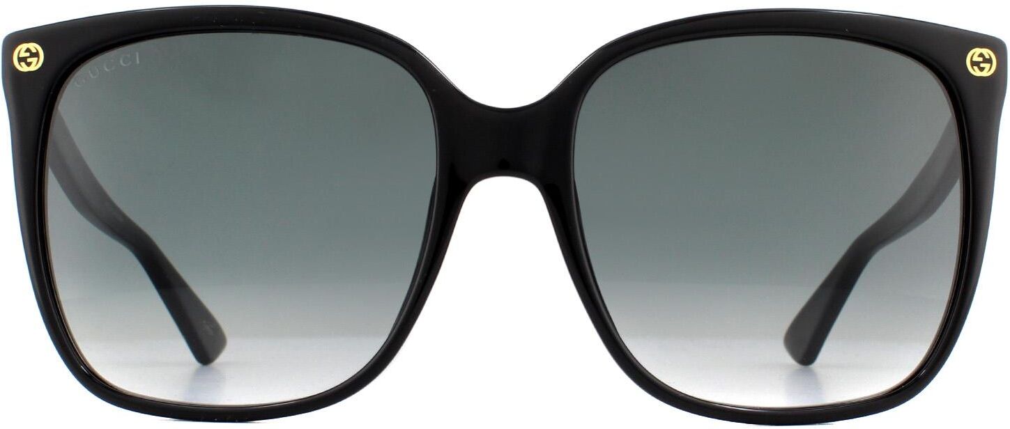 Gucci Square Womens Black Grey Gradient Sunglasses By - One Size