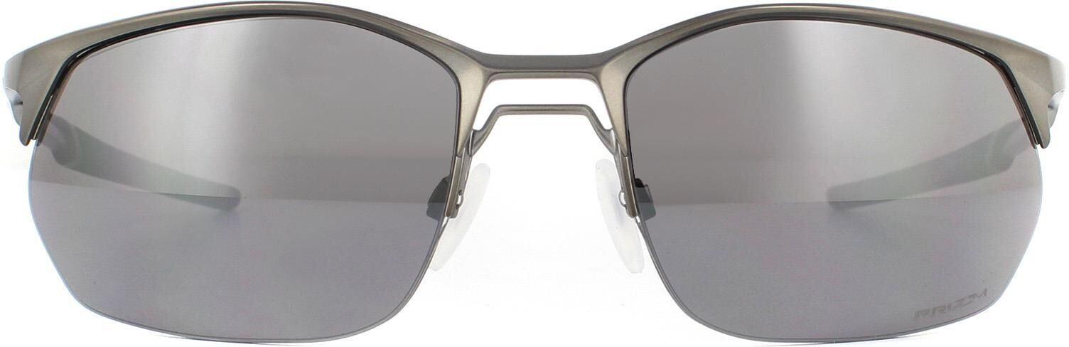 Oakley Mens Sunglasses Wire Tap 2.0 Oo4145-02 Matte Gunmetal Prizm Black - Grey - One Size