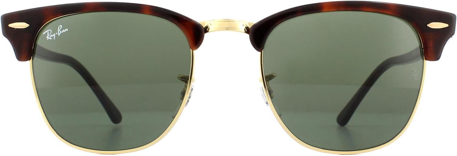 Ray-Ban Round Unisex Havana Green Sunglasses - Brown - One Size