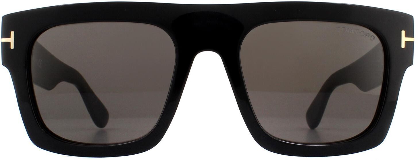 Tom Ford Mens Square Sunglasses - Black, Size: 53x20x145mm - Size 53x20x145mm