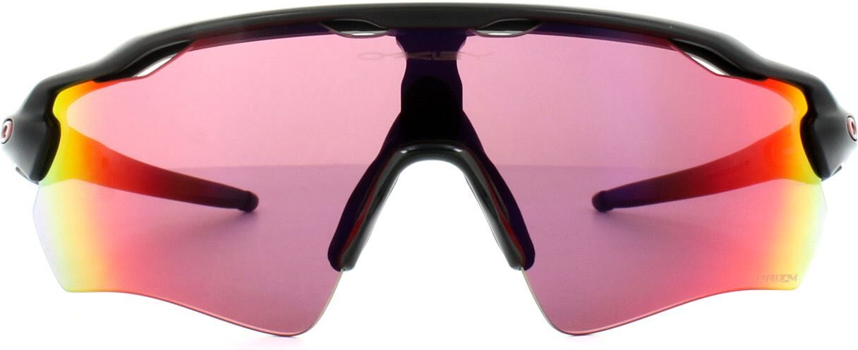 Oakley Wrap Mens Matt Black Prizm Road Sunglasses - One Size