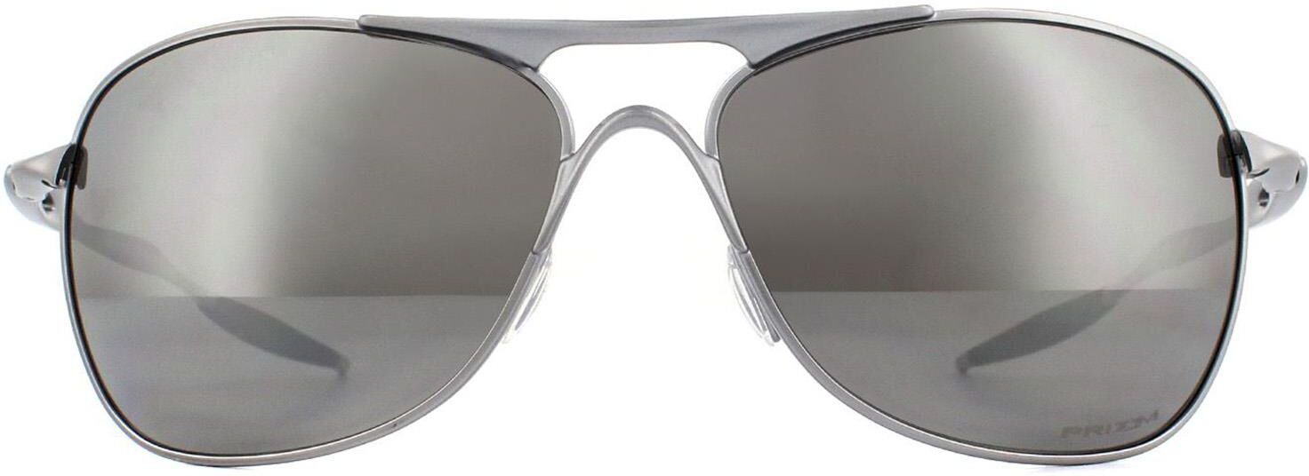 Oakley Aviator Mens Lead Prizm Black Polarized Sunglasses - Grey Metal - One Size