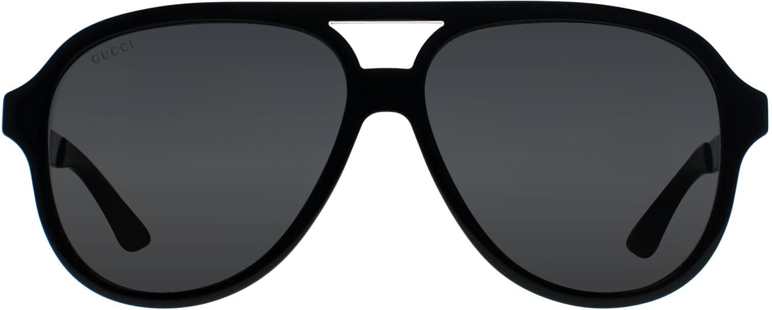 Gucci Aviator Mens Black Grey Gg0688s - One Size