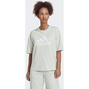 Adidas Sportswear Womens Future Icons Badge Of Sport Tee - Pale Green Cotton - Size 2xs