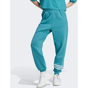 Adidas Originals Womens Adicolor Neuclassics Joggers - Turquoise Cotton - Size Small