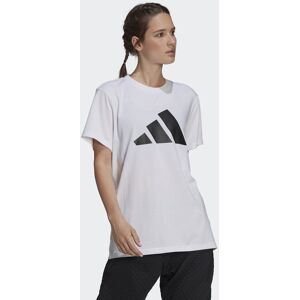 Adidas Sportswear Womens Future Icons Logo Graphic Tee - White Recycled Material - Size X-Small
