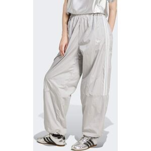 Adidas Originals Womens Adicolor Teamgeist Oversized Track Pants - Grey Recycled Material - Size Small