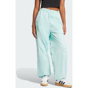 Adidas Originals Womens Adicolor Teamgeist Oversized Track Pants - Turquoise Recycled Material - Size Small
