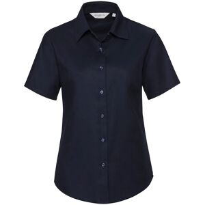 Russell Athletic Collection Ladies/womens Short Sleeve Easy Care Oxford Shirt (Bright Navy) - Multicolour - Size X-Small Russell Athletic Collection Ladies/womens Short Sleeve Easy Care Oxford Shirt (Bright Navy) - Multicolour - Size X-Small