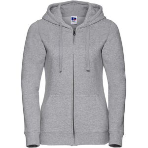 Russell Athletic Womens/ladies Authentic Full Zip Hoodie (Light Oxford Grey) - Size 2xl Russell Athletic Womens/ladies Authentic Full Zip Hoodie (Light Oxford Grey) - Size 2xl