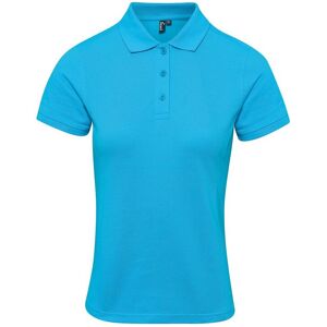Premier Womens/ladies Coolchecker Plus Polo Shirt (Turquoise) - Size 2xl Premier Womens/ladies Coolchecker Plus Polo Shirt (Turquoise) - Size 2xl