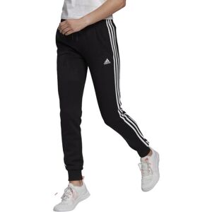 Adidas Womens 3 Stripe French Terry Core Pant - Black/white - Size X-Large Adidas Womens 3 Stripe French Terry Core Pant - Black/white - Size X-Large