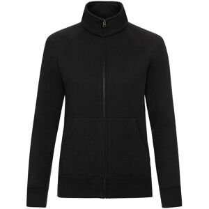 Fruit Of The Loom Womens/ladies Premium Lady Fit Sweat Jacket (Black) - Size X-Small Fruit Of The Loom Womens/ladies Premium Lady Fit Sweat Jacket (Black) - Size X-Small