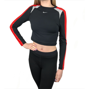 Nike Pro Womens Black & Red Dri Fit Crop Top - Size Medium Nike Pro Womens Black & Red Dri Fit Crop Top - Size Medium