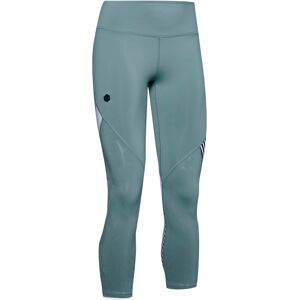 Under Armour Womens Rush Embossed Shine Crop Leggings Tight 1351717 396 - Blue Textile - Size X-Small Under Armour Womens Rush Embossed Shine Crop Leggings Tight 1351717 396 - Blue Textile - Size X-Small