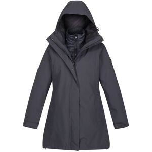 Regatta Womens/ladies Denbury Iii 2 In 1 Waterproof Jacket (Seal Grey) - Size 10 Uk Regatta Womens/ladies Denbury Iii 2 In 1 Waterproof Jacket (Seal Grey) - Size 10 Uk