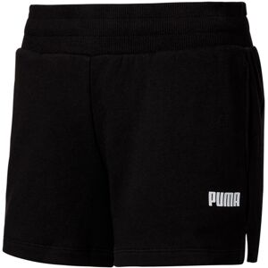 Puma Womens Essentials Sweat Shorts - Black Cotton - Size X-Large Puma Womens Essentials Sweat Shorts - Black Cotton - Size X-Large