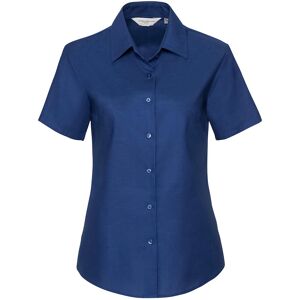 Russell Athletic Collection Womens/ladies Oxford Short-Sleeved Shirt (Bright Royal Blue) - Navy/blue - Size Large Russell Athletic Collection Womens/ladies Oxford Short-Sleeved Shirt (Bright Royal Blue) - Navy/blue - Size Large