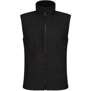 Regatta Mens Flux Softshell Bodywarmer / Sleeveless Jacket Water Repellent And Wind Resistant - Black - Size 4xl Regatta Mens Flux Softshell Bodywarmer / Sleeveless Jacket Water Repellent And Wind Resistant - Black - Size 4xl