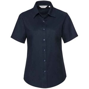 Russell Athletic Collection Womens/ladies Oxford Short-Sleeved Shirt (Bright Navy) - Navy/blue - Size Large Russell Athletic Collection Womens/ladies Oxford Short-Sleeved Shirt (Bright Navy) - Navy/blue - Size Large
