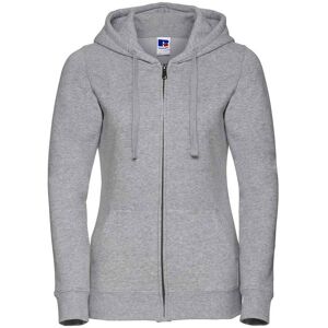 Russell Athletic Womens/ladies Authentic Full Zip Hoodie (Light Oxford) - Grey - Size Medium Russell Athletic Womens/ladies Authentic Full Zip Hoodie (Light Oxford) - Grey - Size Medium