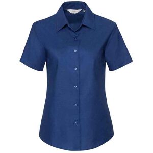 Russell Athletic Collection Womens/ladies Oxford Short-Sleeved Shirt (Bright Royal Blue) - Navy/blue - Size Small Russell Athletic Collection Womens/ladies Oxford Short-Sleeved Shirt (Bright Royal Blue) - Navy/blue - Size Small