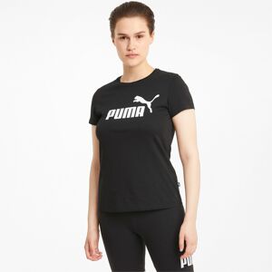 Puma Womens Essentials Logo T-Shirt For Women - Black Cotton - Size X-Small Puma Womens Essentials Logo T-Shirt For Women - Black Cotton - Size X-Small