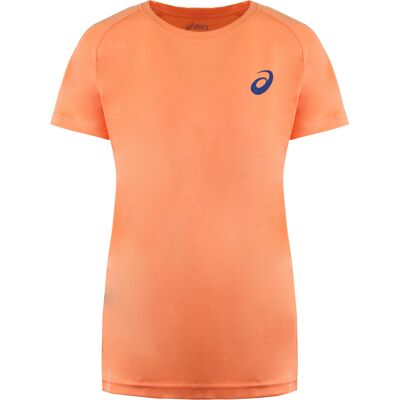 Asics Small Graphic Logo Orange T-Shirt - Cotton - Size 2XL Asics Small Graphic Logo Orange T-Shirt - Cotton - Size 2XL