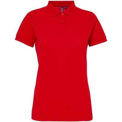 Asquith & Fox Cherry Red Short Sleeve Polo Shirt - Polo Shirt Asquith & Fox Cherry Red Short Sleeve Polo Shirt - Polo Shirt