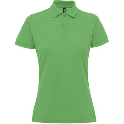 Asquith & Fox Kelly L Green Polo Shirt - Performance Blend Asquith & Fox Kelly L Green Polo Shirt - Performance Blend