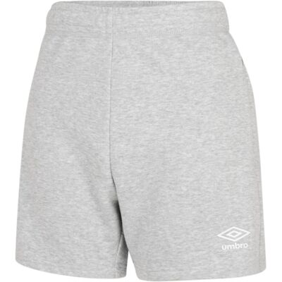 Umbro Womens/ladies Club Leisure Shorts - Grey Marl/White - XS - Shorts Umbro Womens/ladies Club Leisure Shorts - Grey Marl/White - XS - Shorts