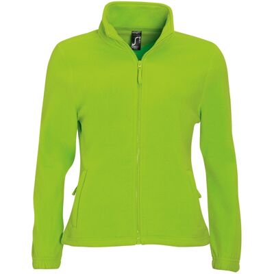 SOLS Womens North Lime Fleece Jacket - Fleece Jacket SOLS Womens North Lime Fleece Jacket - Fleece Jacket