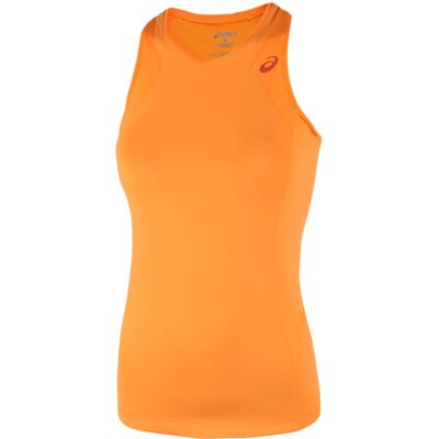Asics Motion Dry Athlete Womens Orange Tennis Top - Size Small Asics Motion Dry Athlete Womens Orange Tennis Top - Size Small
