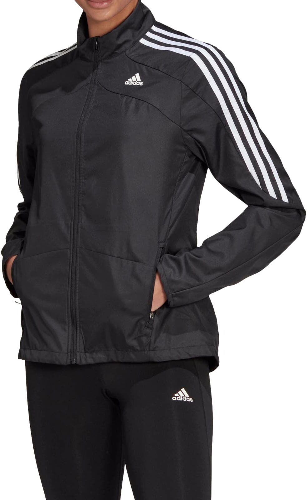 Adidas Womens Marathon Jacket - Black - Size X-Small