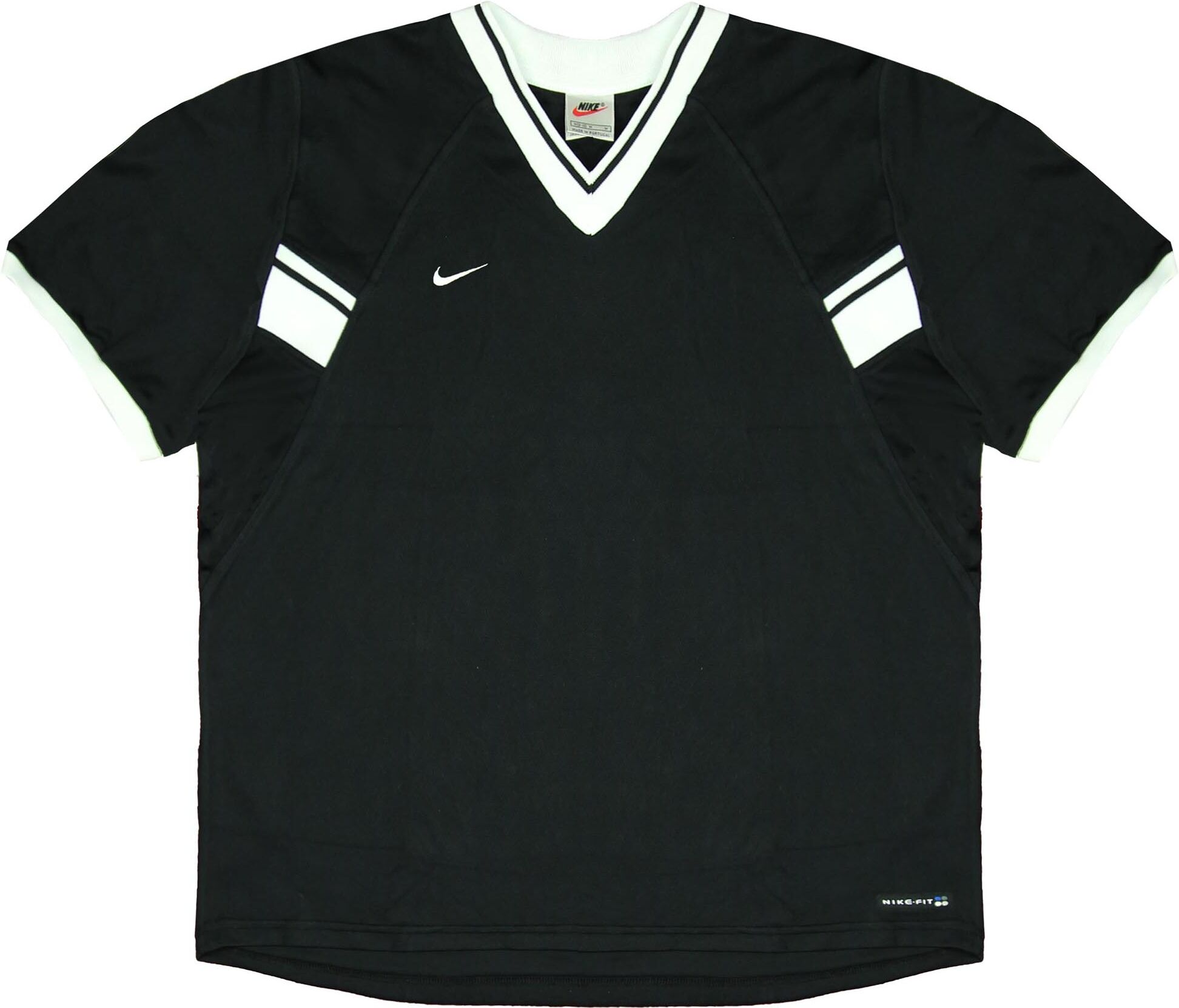 Nike Womens Dri-Fit Training T-Shirt Short Sleeve V-Neck Black Women Gym Top 229326 010 - Size Small