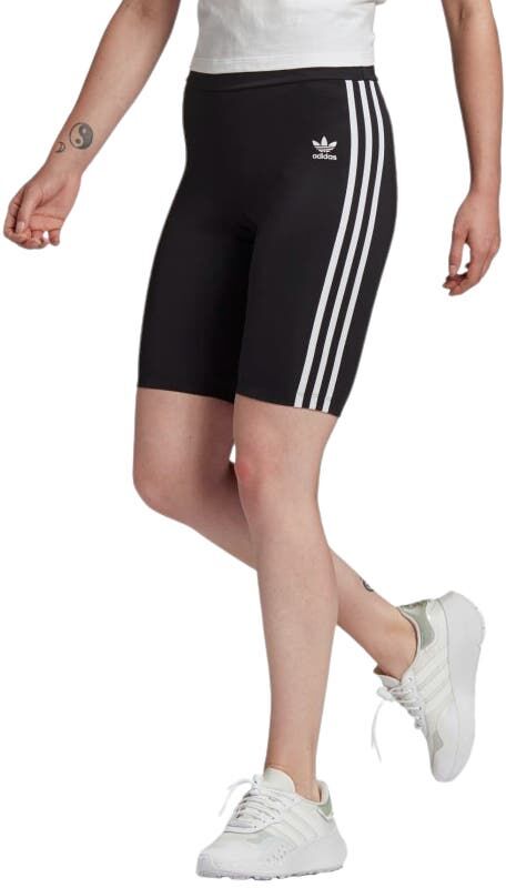 Adidas Womens High Waisted Short Tights - Black - Size Large